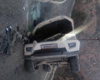 चमोली में बड़ा हादसा टला: औली से लौट रहे छात्रों की स्कॉर्पियो पलटी, बाल-बाल बची जान