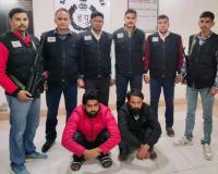 पलवल एसटीएफ के हत्थे चढ़ा 50 हजार का इनामी एटीएम कटर, साथी सहित गिरफ्तार