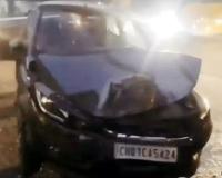 फरीदाबाद में स्कूल बस समेत कई वाहन टकराए, चालक जख्मी