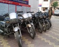 मुजफ्फरनगर में मुठभेड़ में 9 चोरी की बाइक और अवैध शस्त्र बरामद