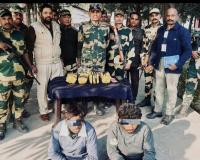 सीमा पर तस्करों की साजिश नाकाम: ज्वाइंट ऑपरेशन में 8 पैकेट हेरोइन, मोबाइल और कार जब्त-बीएसएफ- एएनटीएफ की रातभर की कार्रवाई सफल
