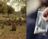 कब्रिस्तान बना नशे का अड्डा: गुरदासपुर पुलिस का छापा, हेरोइन का कश लगाते युवक की मौके पर गिरफ्तारी