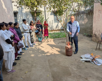 मेरठः एलएलआरएम मेडिकल कॉलेज में फायर सेफ्टी और फायर फाइटिंग स्किल्स की मॉक ड्रिल आयोजित