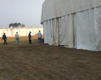 मेरठ के हस्तिनापुर में विहिप की अखिल भारतीय बैठक से पहले जम्बूद्वीप में कड़ी सुरक्षा व्यवस्था