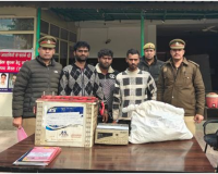 मेरठ: थाना ब्रहमपुरी पुलिस ने तीन शातिर चोरों को किया गिरफ्तार, चोरी का माल बरामद