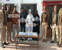 मेरठ में रंगदारी मांगने के आरोप में 4 गिरफ्तार, 1.07 लाख रुपये और सोने की चेन बरामद