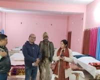 एसडीएम नानपारा ने रैन बसेरा व अलाव का किया औचक निरीक्षण, खुले में सोने की अनुमति नहीं-  मोनालिसा जौहरी