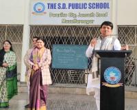 मुजफ्फरनगर में द0 एस0 डी0 पब्लिक स्कूल में विशेष प्रातःसभा: विद्यार्थियों में जागी लोकतांत्रिक चेतना और नागरिक जिम्मेदारी