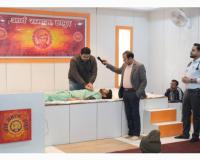 हापुड़ में यथार्थ हॉस्पिटल और लायंस क्लब द्वारा निशुल्क स्वास्थ्य जांच एवं जागरूकता शिविर