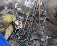 मुजफ्फरनगर में खिलौना व्यापारी के घर में लगी भयंकर आग, 100 साल पुराना मकान और सारा सामान जलकर राख