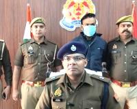 सहारनपुर में लूट का खुलासा: ₹25 हजार का इनामी बदमाश गिरफ्तार, नकदी व तमंचा बरामद