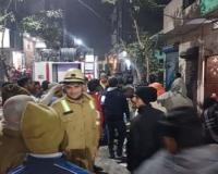 सहारनपुर के नानौता में अभिषेक गर्ग के मूंगफली गोदाम में भीषण आग, लाखों का नुकसान