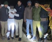 सहारनपुर में पुलिस मुठभेड़: तीन गौकश पैरों में गोली लगने से घायल, फरार साथी गिरफ्तार