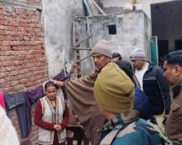 मुजफ्फरनगर के सांसद हरेंद्र मलिक पहुंचे सोनू कश्यप के घर, भारी पुलिस बल भी नहीं रोक पाया सांसद हरेंद्र मलिक का रास्ता