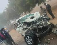 नागौर में घने कोहरे के कारण भीषण सड़क हादसा: स्कॉर्पियो- बस की भिड़ंत, तीन की मौत