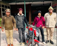 मेरठ: ब्रह्मपुरी पुलिस ने चोरी की बाइक के साथ दो शातिर अभियुक्त किए गिरफ्तार