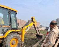 कैराना में मुजफ्फरनगर विकास प्राधिकरण ने अवैध प्लॉटिंग ध्वस्त की, 55 बीघा भूमि मुक्त
