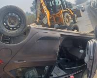 शामली में  NEWS 80 के सम्पादक राहुल राणा की कार पलटी, एक गंभीर रूप से घायल, मेरठ रेफ़र