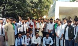 उज्जवल आत्मदाह प्रकरण: छात्रों और भाकियू ने घेरा पुलिस कार्यालय, तीखी नोंकझोंक के बाद 16 नवंबर को शोक सभा का ऐलान