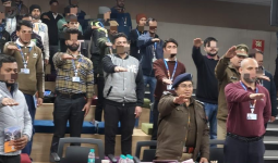 नोएडा में यातायात पुलिस ने मनाया राष्ट्रीय सड़क सुरक्षा माह 2026, कर्मचारियों को दी जागरूकता