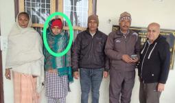 शामली: रेलवे पुलिस और आश्रम की मदद से गुम महिला को घर लाया गया