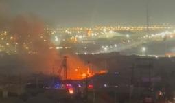 प्रयागराज माघ मेले के शिविर में लगी भीषण आग, मकर संक्रांति पर मची अफरा-तफरी