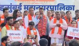 ठाणे में बीजेपी 25, शिंदे सेना 55 एनसीपी 11 पर विजयी 131 में 106 के नतीजे