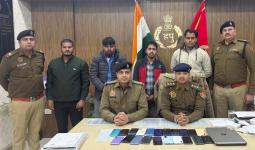 गुरुग्राम: निवेश करके मुनाफा कमाने का प्रलोभन देकर ठगी के तीन आरोपी गिरफ्तार