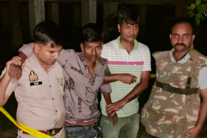 कानपुर में 25 हजार का इनामी अपराधी करण मुठभेड़ में गिरफ्तार, पैर में लगी गोली