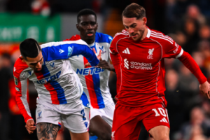 क्रिस्टल पैलेस ने लिवरपूल को 3-0 से हराया, काराबाओ कप से बाहर हुई रेड्स टीम