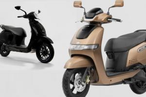 TVS iQube 2.2 kWh vs  Bajaj Chetak 3001 – कौन-सा इलेक्ट्रिक स्कूटर है आपके लिए परफेक्ट चॉइस? जानिए पूरी तुलना