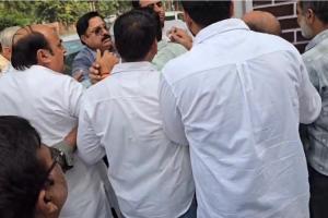 मंत्री कपिल देव को रालोद नेताओं द्वारा गाली देने पर हंगामा, रालोद नेताओं से भिड़े जाट कॉलेज के टीचर !