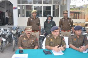 शामली पुलिस ने वाहन चोरी गिरोह का सक्रिय सदस्य गिरफ्तार किया, 11 चोरी की बाइकें बरामद