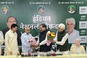 16 साल बाद संपत सिंह की इनेलो में वापसी, अभय चौटाला ने बनाया राष्ट्रीय अध्यक्ष; कांग्रेस पर दलितों के अपमान का आरोप