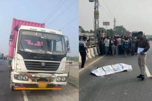 तेज रफ्तार ट्रेलर बना काल: एक ही परिवार से दो जनों की मौके पर मौत, पुलिस ने जब्त किया वाहन; मचा कोहराम