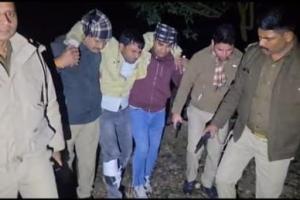 सहारनपुर में बेहट पुलिस के साथ मुठभेड़ में कुख्यात पशु चोर घायल, हथियार बरामद
