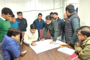 एसटीपी प्लांट परियोजना को समय से पूरा करें: नगरायुक्त