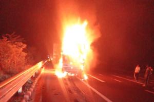 दिल्ली-मुंबई एक्सप्रेसवे पर भीषण हादसा: पिकअप में आग लगने से तीन की जिंदा जलकर मौत