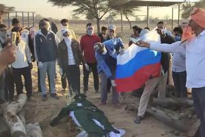 रूस-यूक्रेन युद्ध में बीकानेर के अजय गोदारा की माैत, तीन महीने बाद शव लाया गया