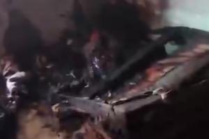 बागपत: पुलिसकर्मी के फ्लैट में लगी आग से लाखों का नुकसान