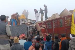 रोहतक में कोहरे की मार..वाहनों की टक्कर में चार की मौत