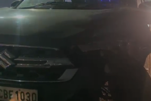 गाजियाबाद में तेज रफ्तार कार ने पिता-पुत्र को मारी टक्कर, दोनों गंभीर घायल