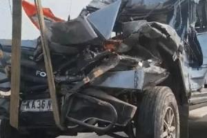 मप्र के उज्जैन में बेकाबू जीप ट्राले से टकराई, तेलंगाना-कनार्टक के तीन युवकों की मौत
