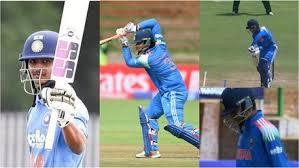 वैभव सूर्यवंशी और अभिज्ञान कुंडु के अर्धशतक, भारत ने बनाये रन 238 रन